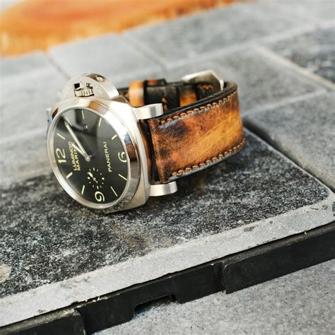 panerai radiomeer watch straps|original Panerai watch strap.